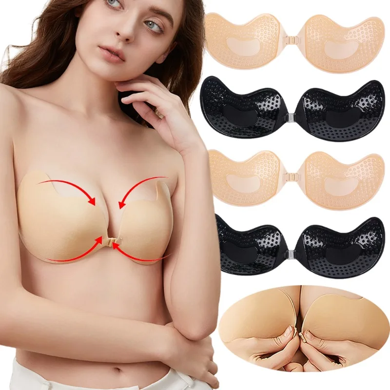 Push Up Bra Silicone - 1/2Pc Onzichtbare Push Up Bh Zomer