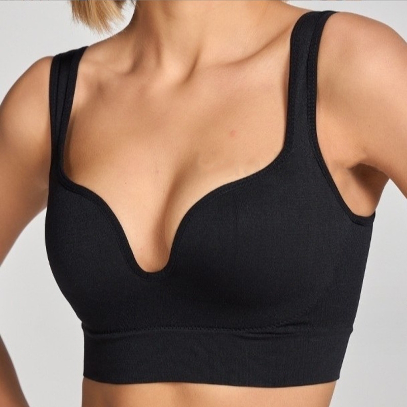 Underwire Bra Padded - 3D-sportvest Ademend Geen stalen ring 3D-cupbeha