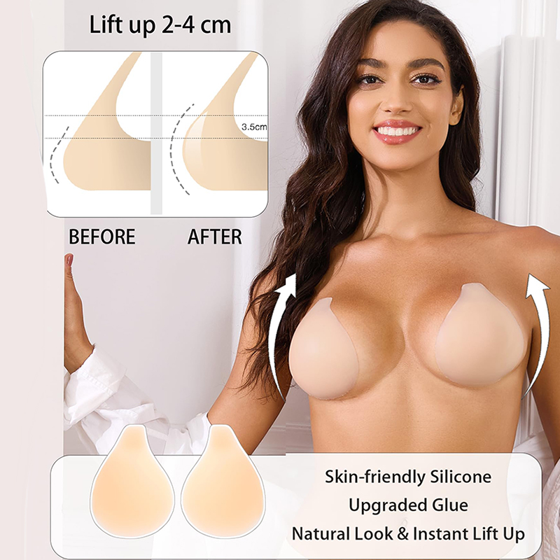 1/2 Pairs Vrouwen Kleverige Be - Backless Bra Sticky recensie en prijs