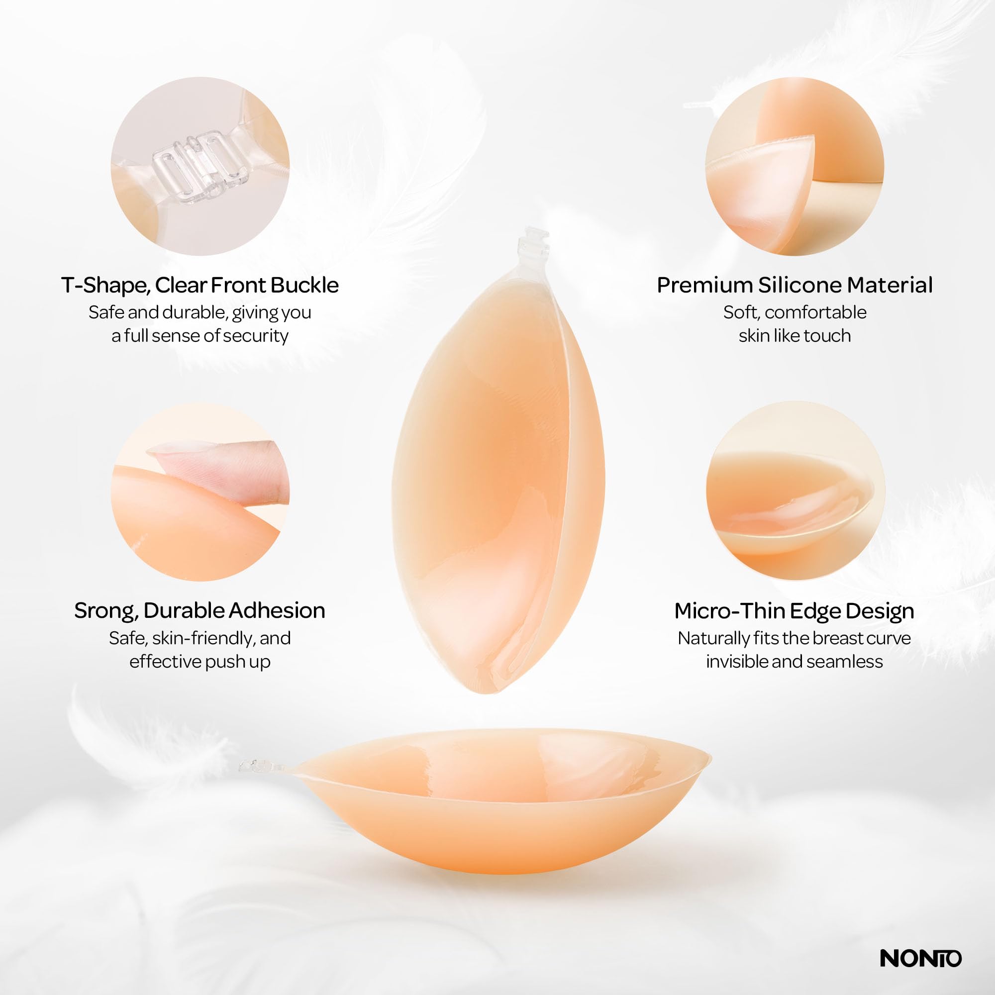 Zelfklevende bh strapless klev - Backless Bra Sticky recensie en prijs