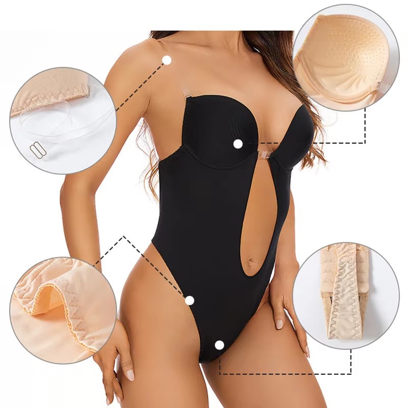 Anti-slip lijmloze body shaper - Plunge Bra Push Up recensie en prijs